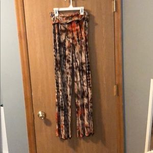 Tie dye flowy/yoga pants